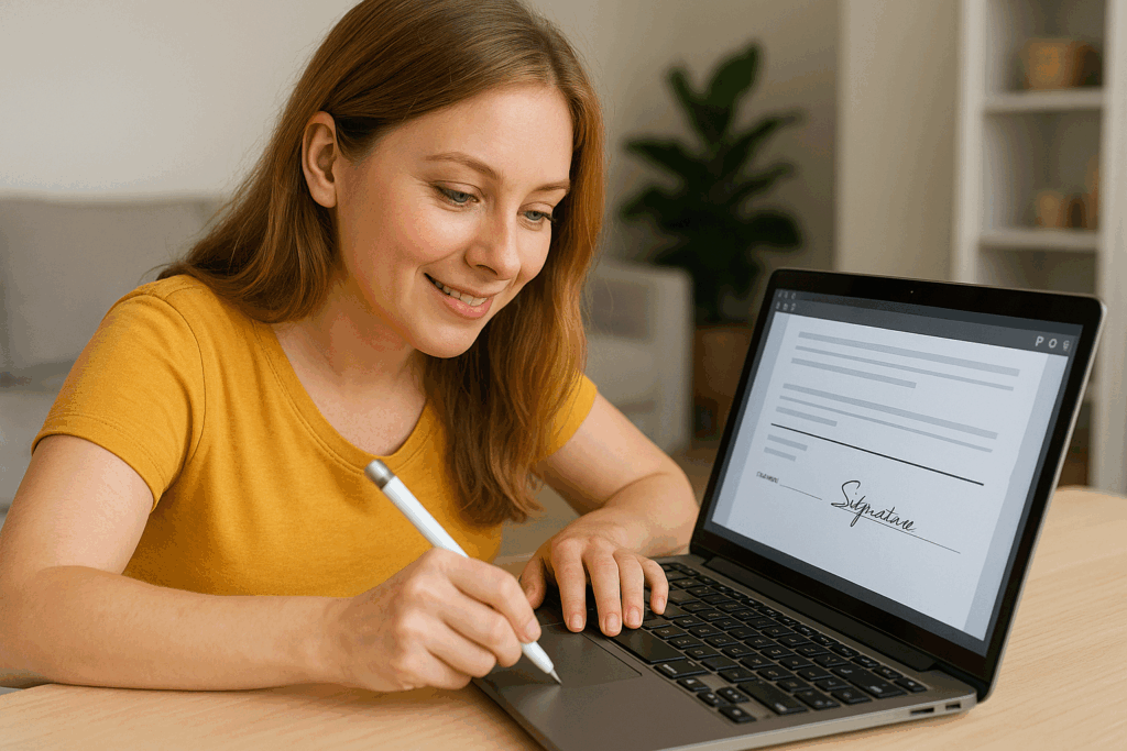 Cómo firmar electrónicamente un PDF