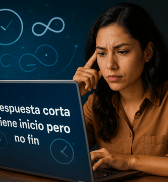 Tiene inicio pero no fin