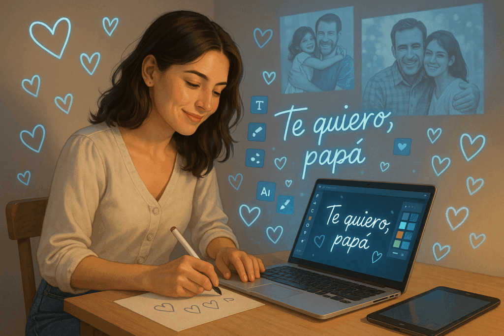 Cómo hacer una carta para el Día del Padre