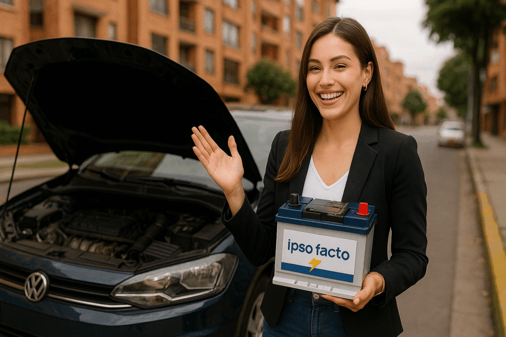 Baterias a domicilio en Colombia llegan en ipso facto