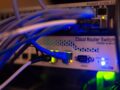 what is a static ip a close up of a network with wires connected to it